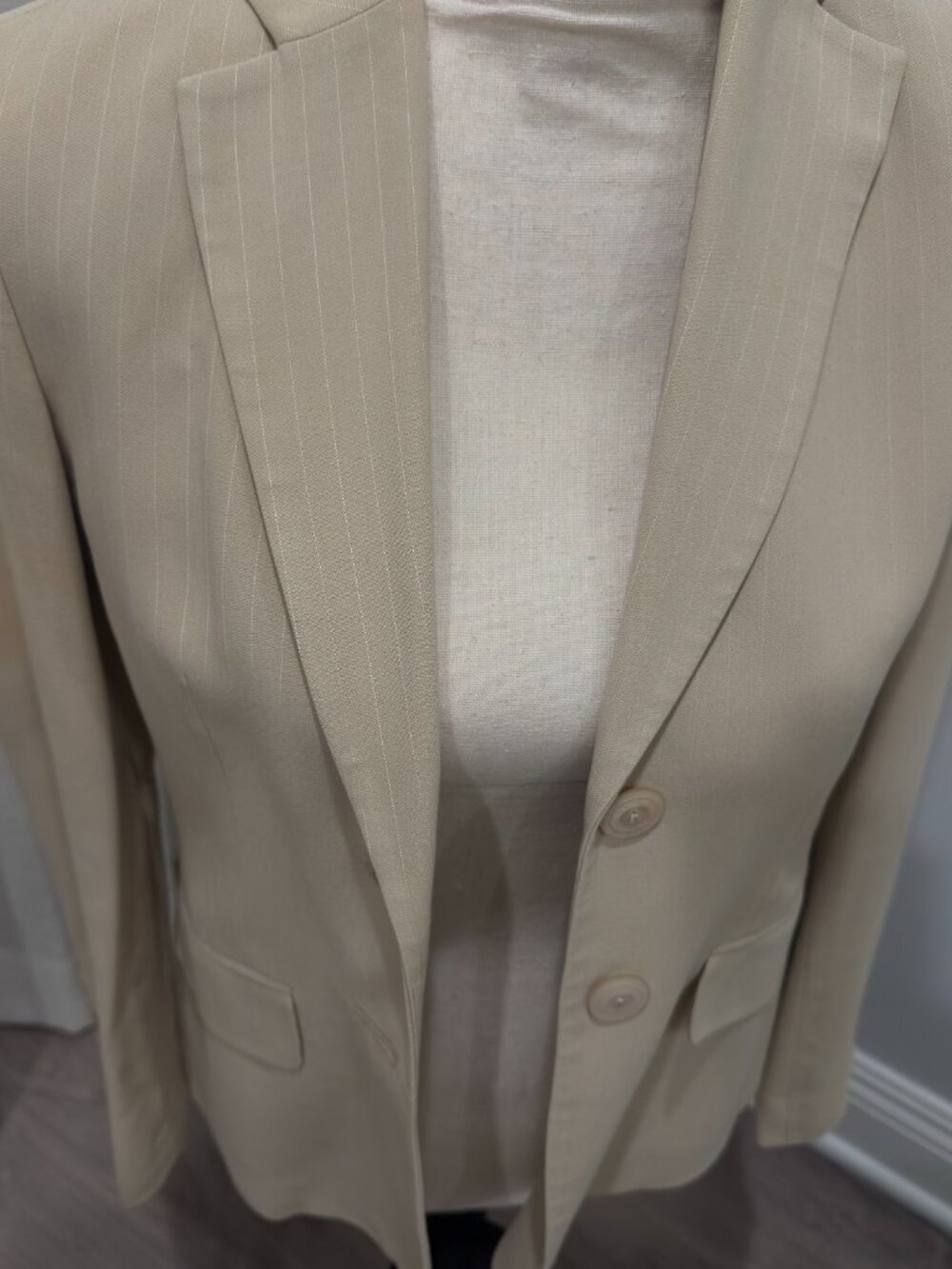 Ann Taylor Petite Tan/Khaki Blazer